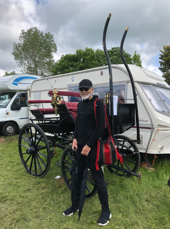 Bowtop caravan, Fair Hill